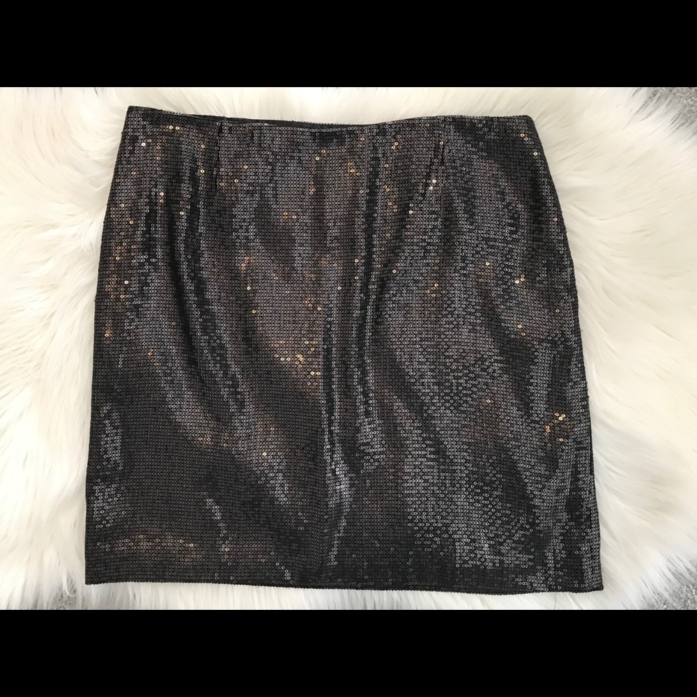 White House Black Market sequin skirt